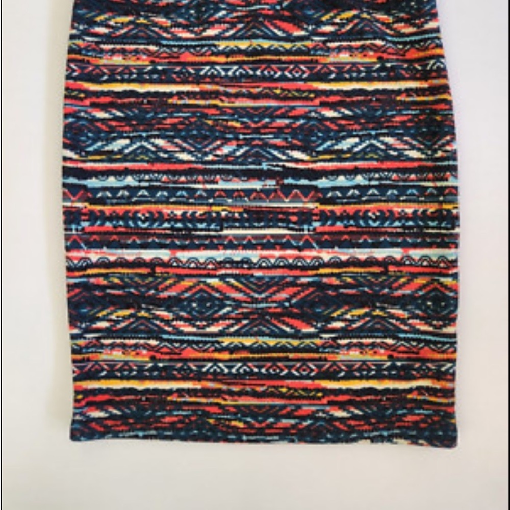 LuLaRoe Cassie Skirt Aztec or Tribal print